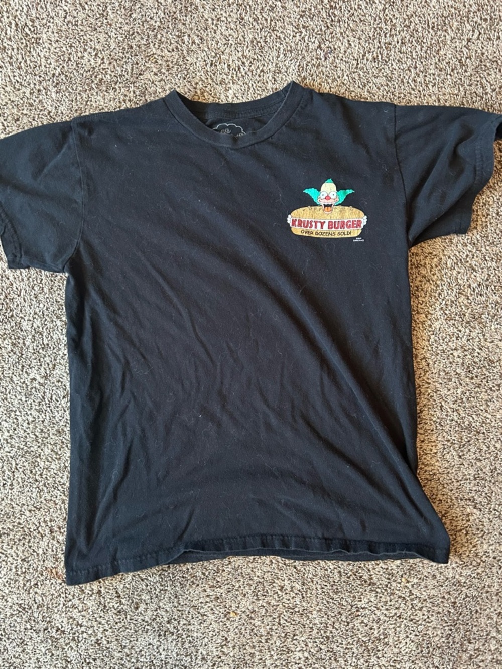 Simpsons Krusty Burger Tee Rare